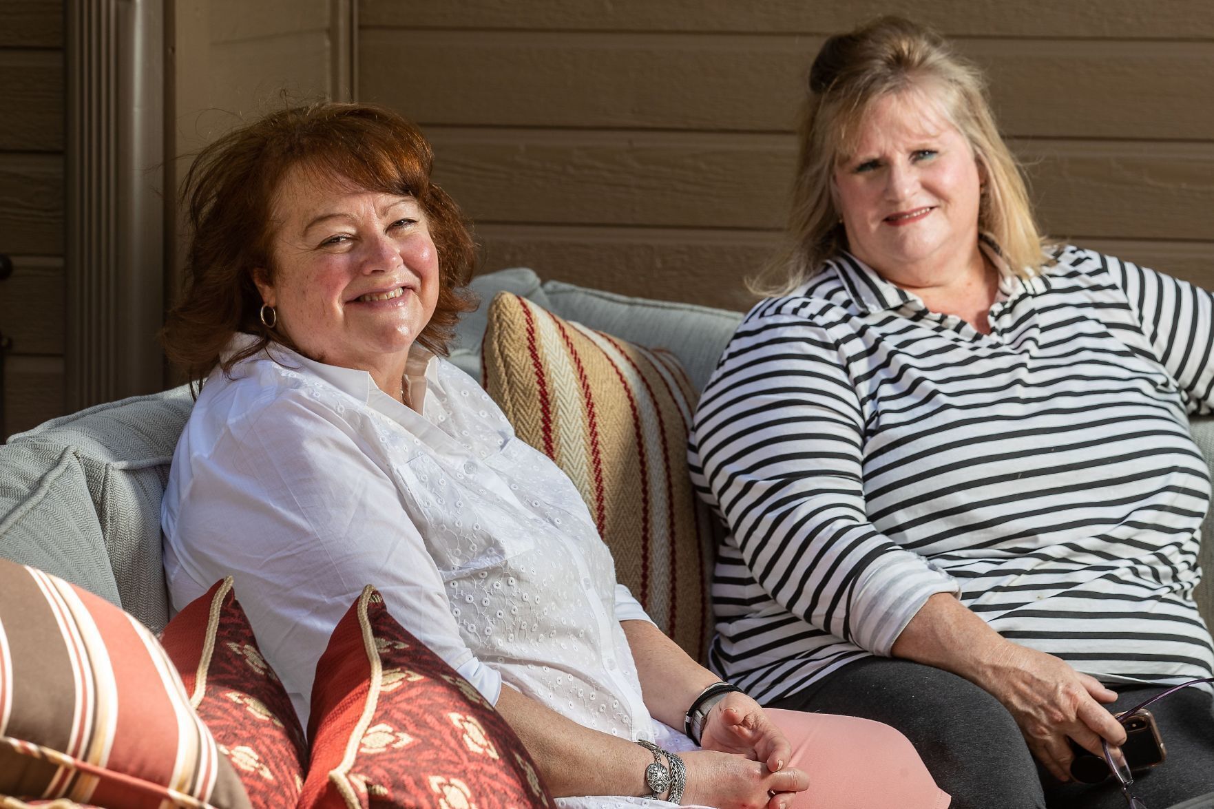 Holly and Patricia directed the creation of thousands of masks